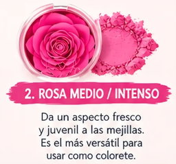 Colorete en Polvo en forma de Rosa