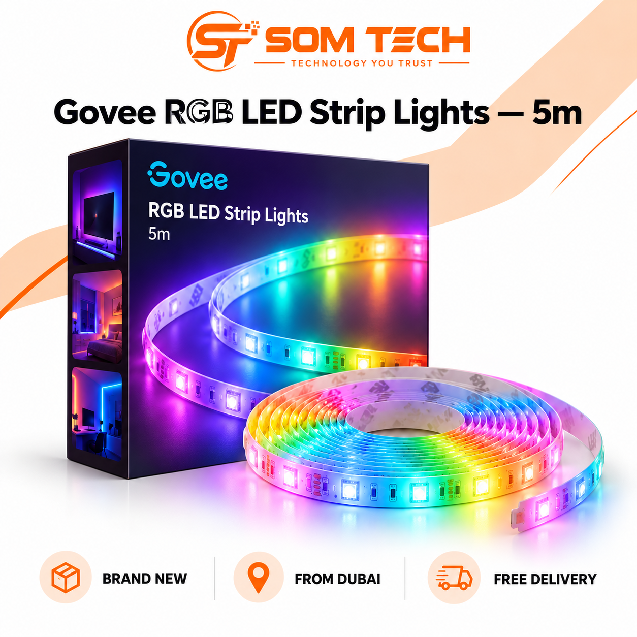 Govee RGB LED Strip Lights โ 5m