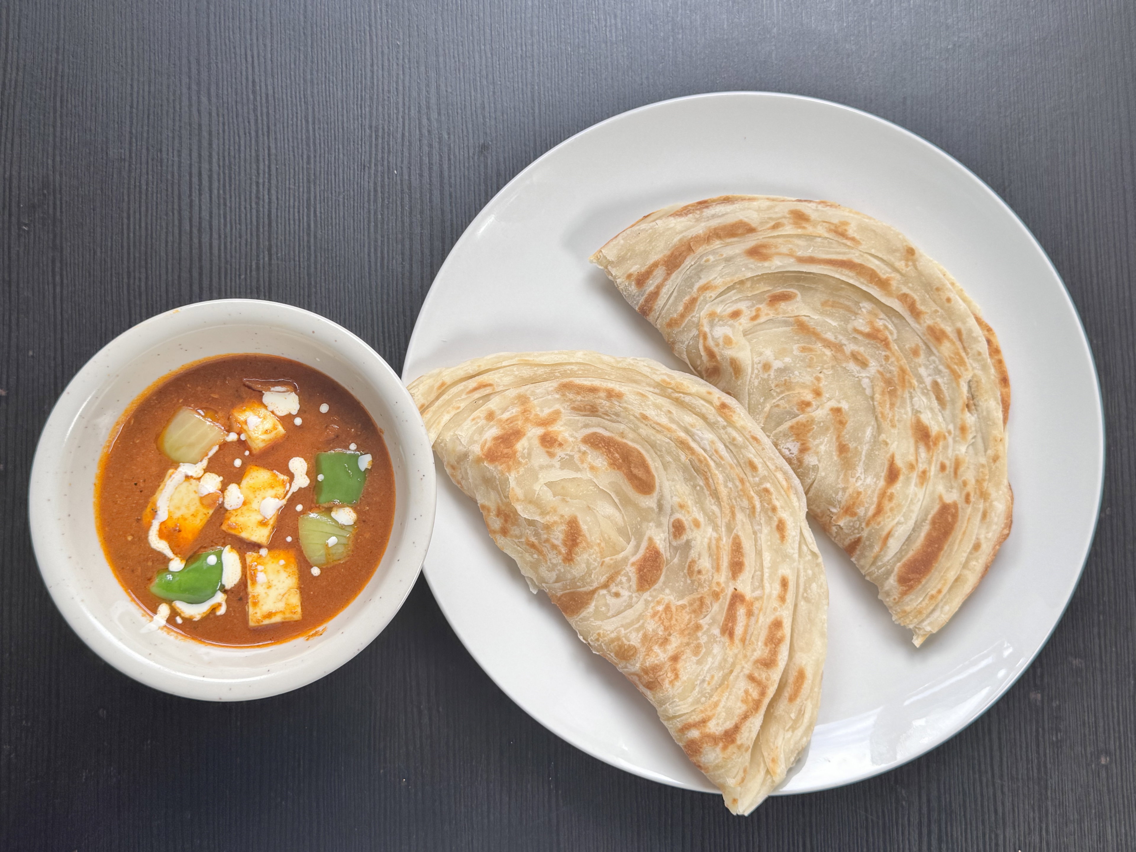 Kadai Paneer & 2 Lacha Paratha Combo Offer