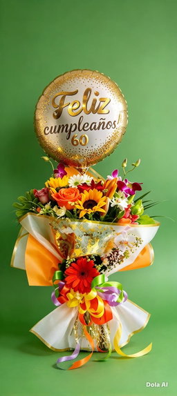Ramo Primaveral con Globo
