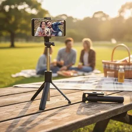 2-in-1 Extendable Selfie Stick Tripod
