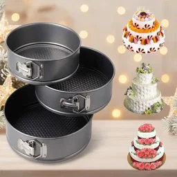 Round cake mold tin (1pcs)