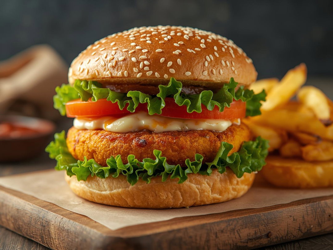 Classic Aloo Tikki Burger