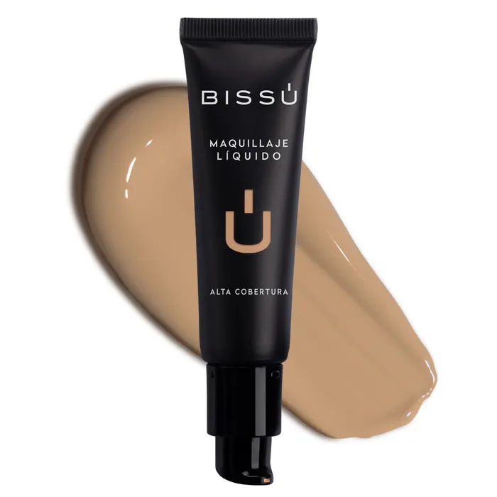 Maquillaje Liquido alta cobertura Bissú