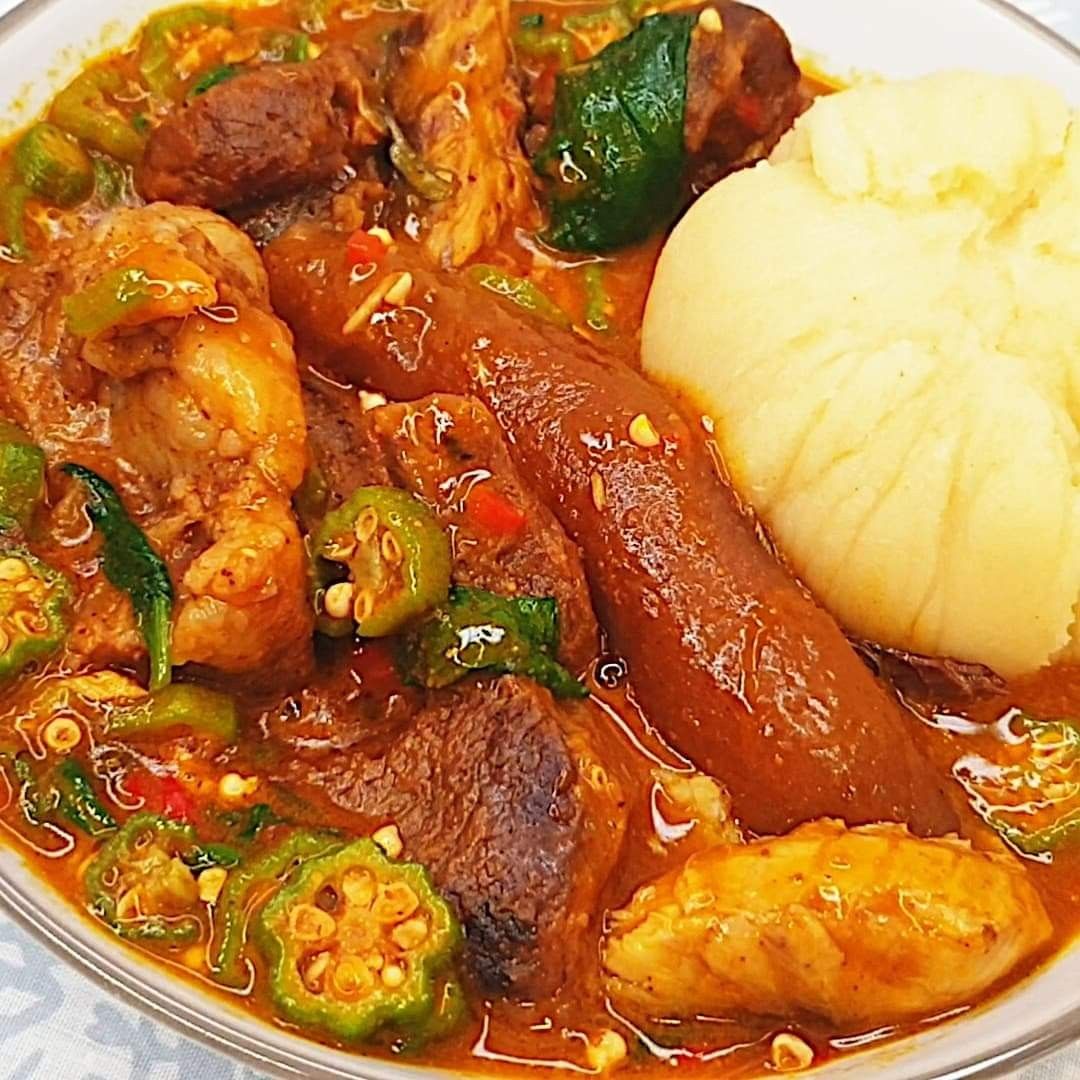 BANKU AND OKRO STEW