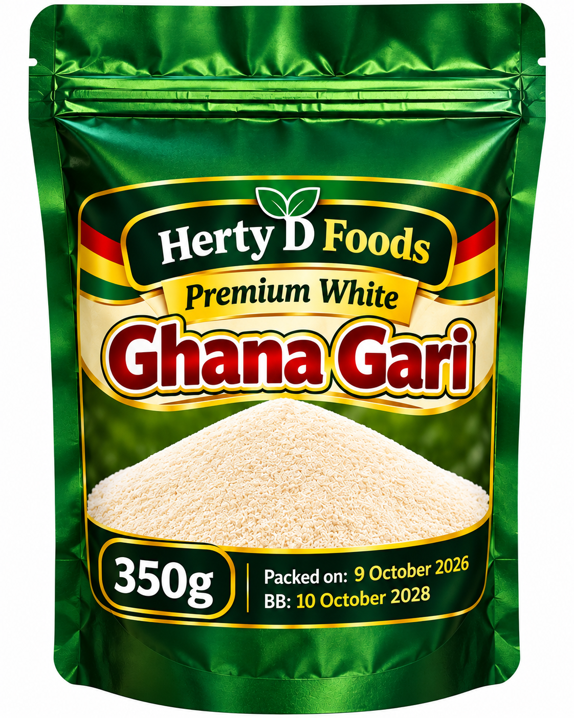 Premium White Ghana Gari – 350g