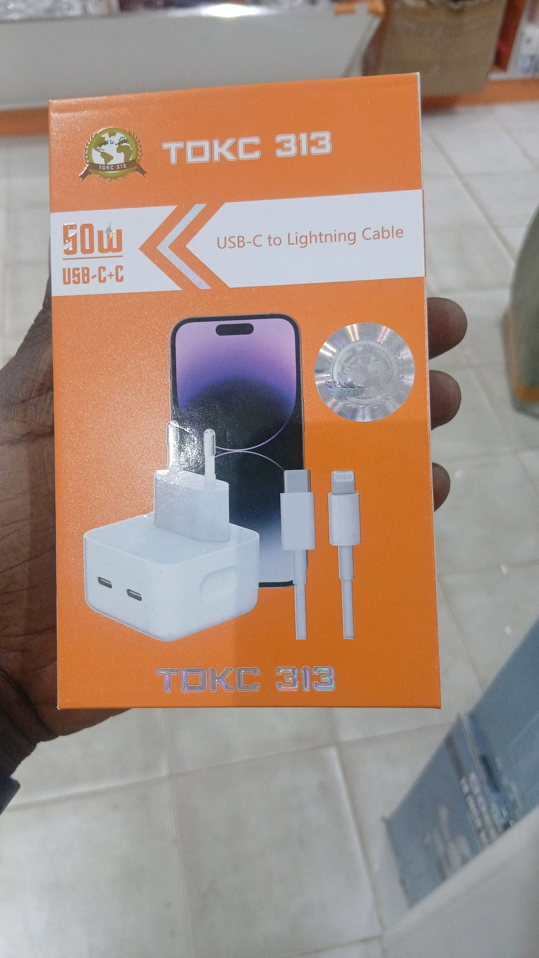 Chargeur iPhone original