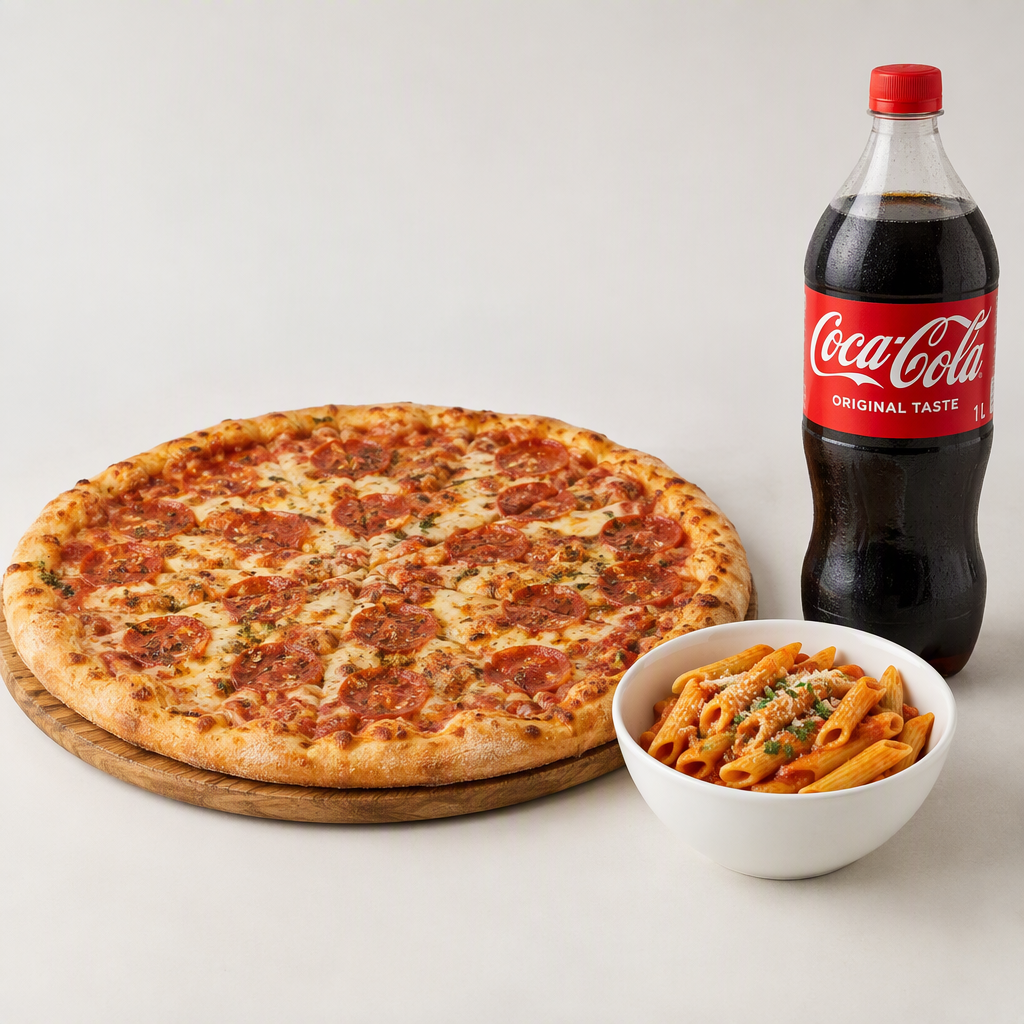 1x large pizza 1xsmall pasta 1xltr drink_0