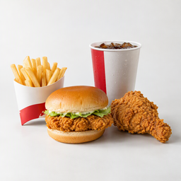 1x small pata 1xzinger 1xreg fries 1xnr