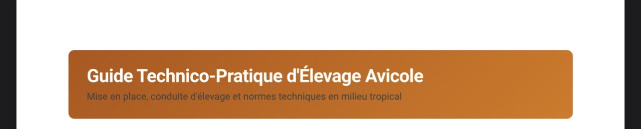 Technique de pratique de l’élevage _0
