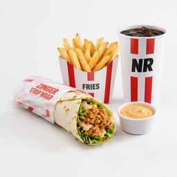 1X Zinger Strip Wrap Small 1X Fries 1X DIP Sauce 1X NR