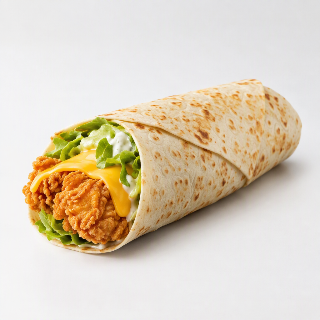 ZINGER STRIP CHEESE WRAP (L)