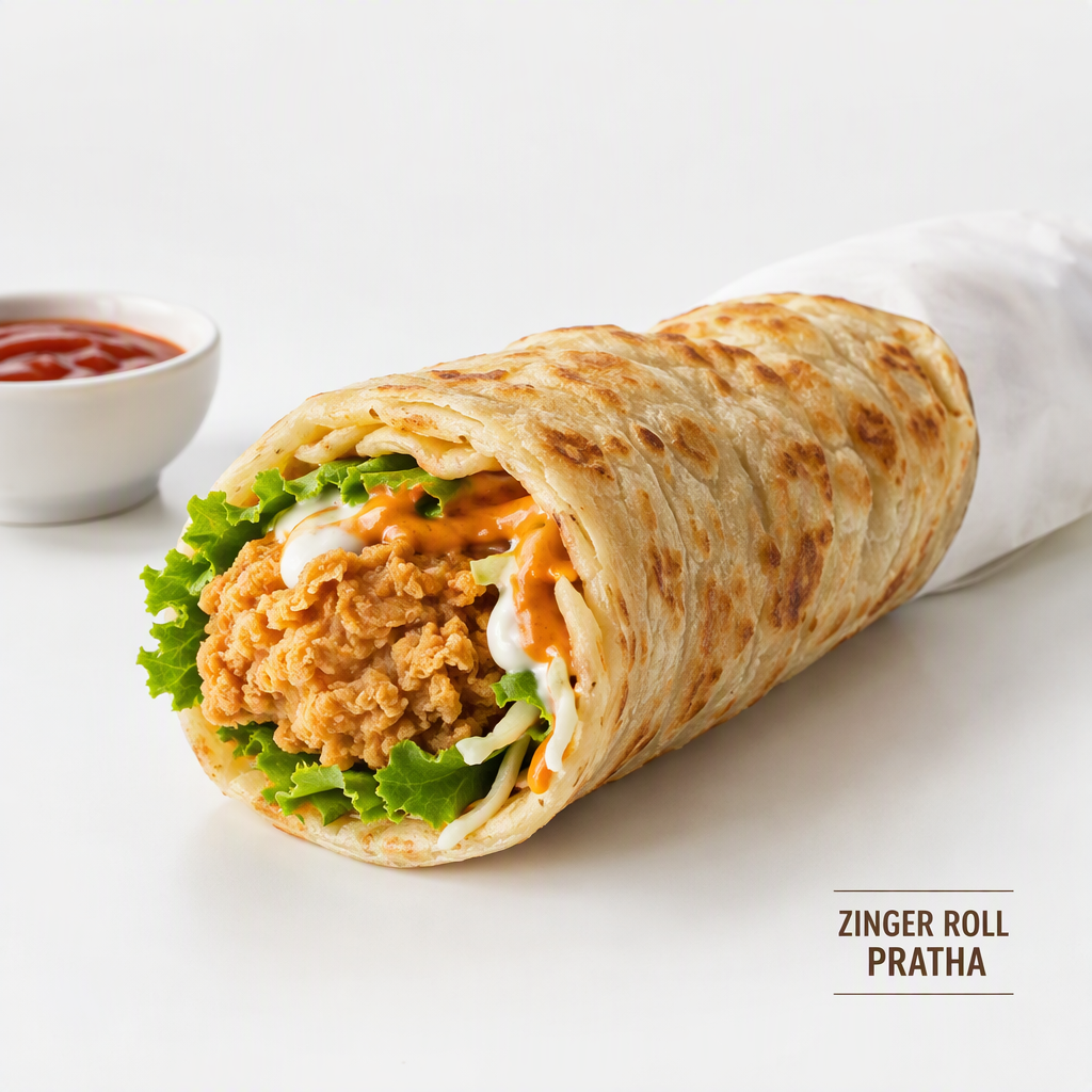 ZINGER ROLL PRATHA
