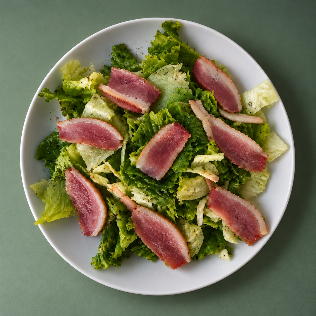 Salade de magret fumé