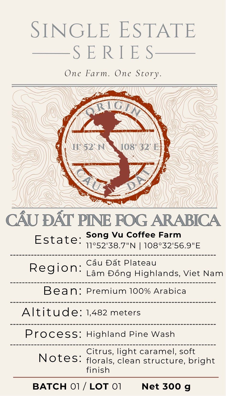 Arabica Cầu Đất Pine Fog