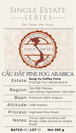 Arabica Cầu Đất sương thông