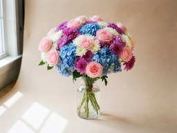 Hydrangeas and Roses Bouquet