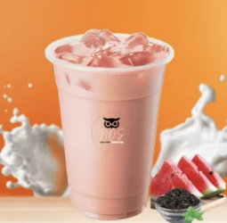 Watermelon Milk Tea (L)