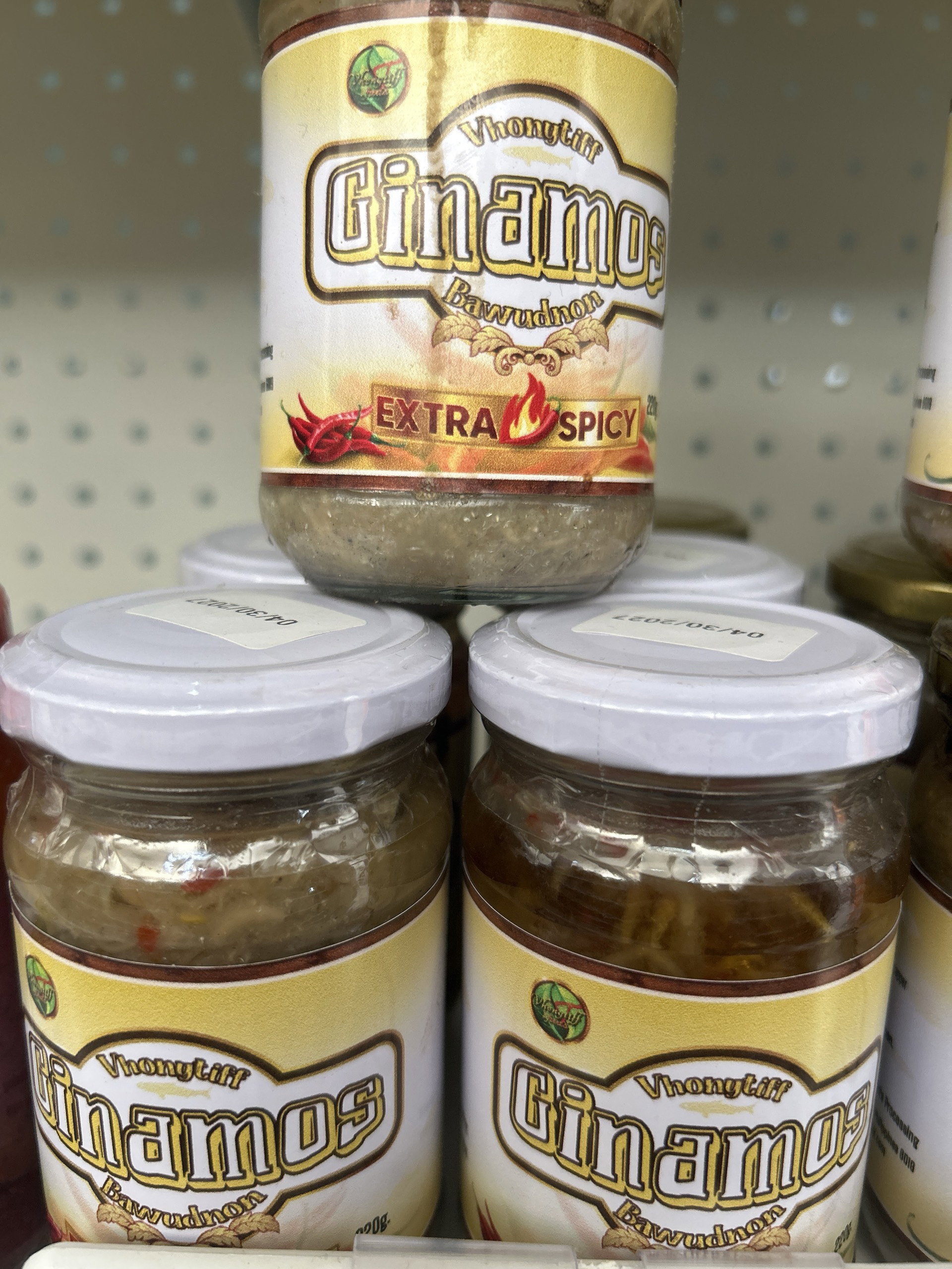 Vhongtiff ginamos extra spicy