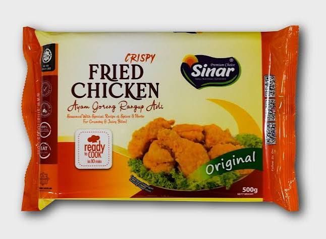 SINAR ORIGINAL CRISPY FRIED CHICKEN (500 GM)