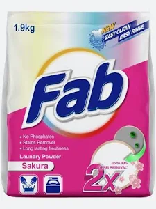 FAB DETERGENT POWDER 1.9KG