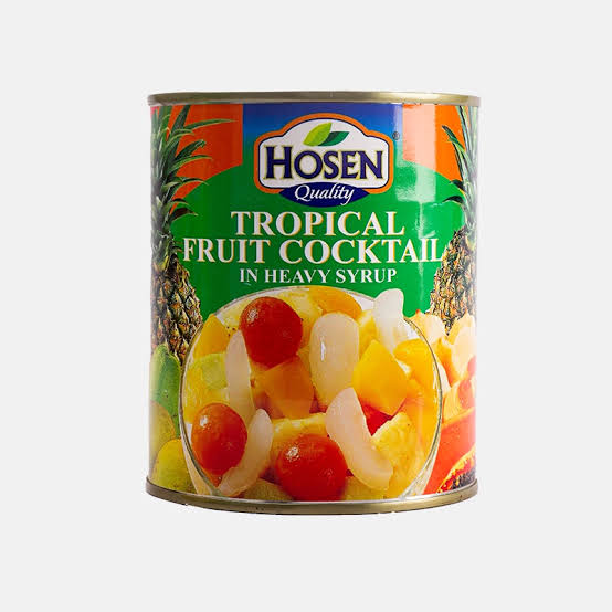 HOSEN TROPICAL FRUIT COCKTAIL 825G