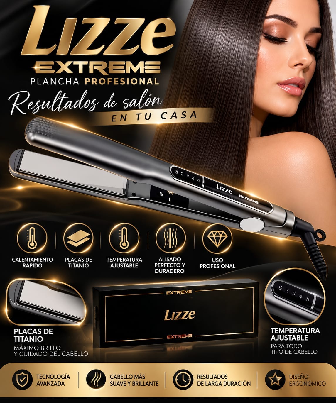 Plancha Profesional  Lizze