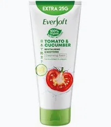 EVERSOFT  FACIAL CLEANSER TOMATO & CUCUMBER 