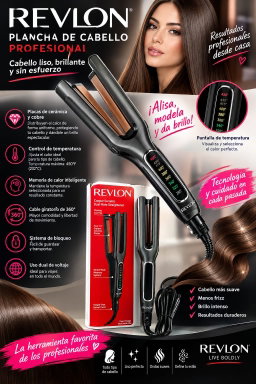 Plancha profesional  dual 