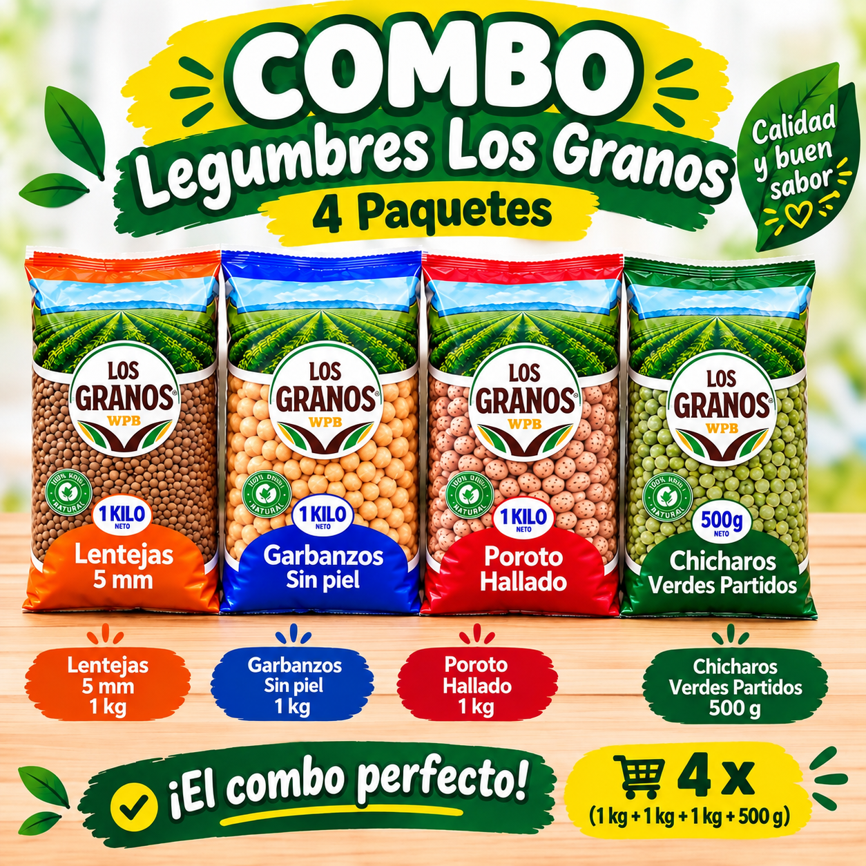 Surtido de Granos LOS GRANOS WPB