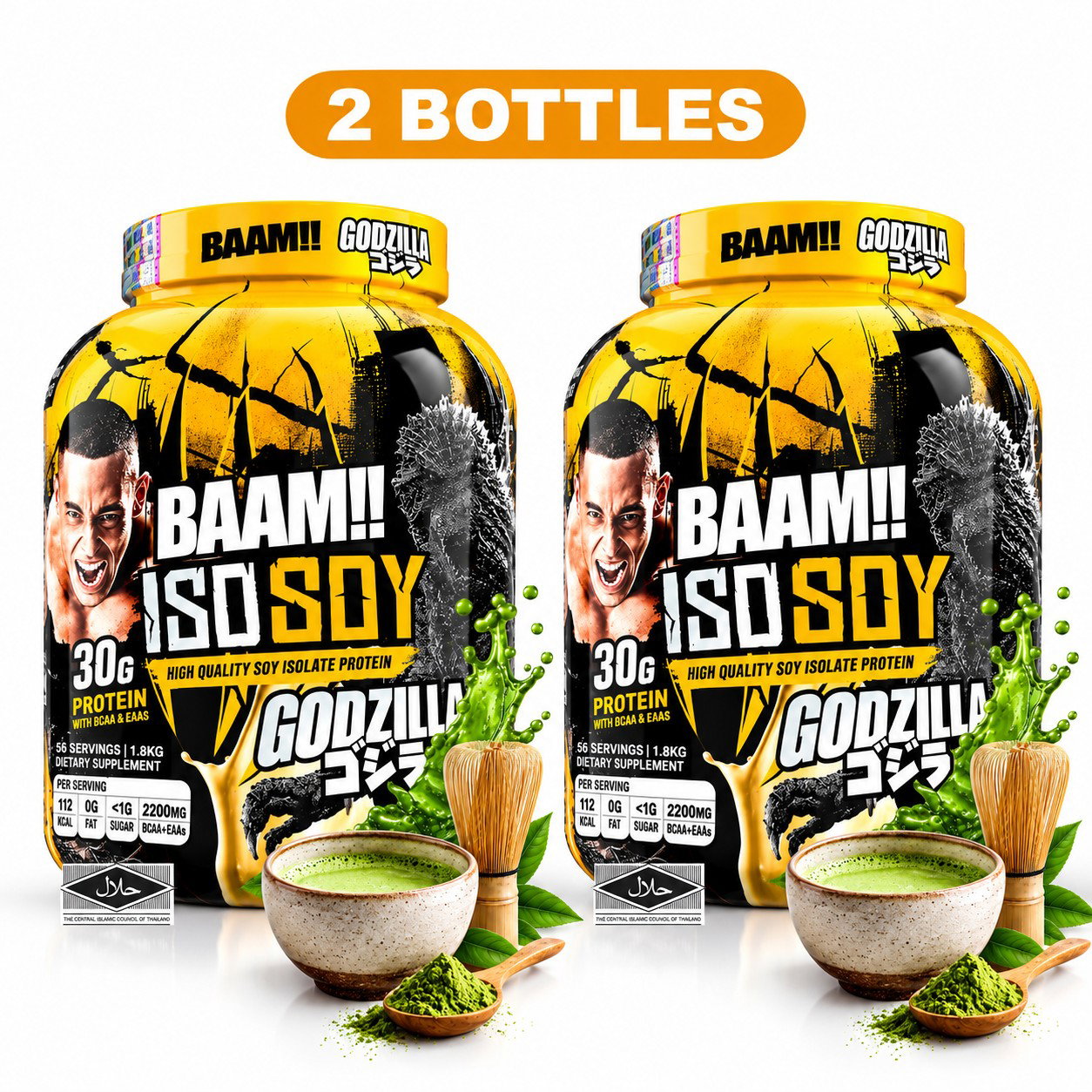 BAAM!!™ ISO-SOY Plant Protein Isolate (5lb / 2.3kg) | 30g Soy Isolate Protein • Vegan • Lactose-Free • Lab-Tested Premium Plant Protein_29