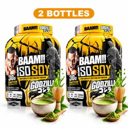 BAAM!!™ ISO-SOY Plant Protein Isolate (5lb / 2.3kg) | 30g Soy Isolate Protein • Vegan • Lactose-Free • Lab-Tested Premium Plant Protein