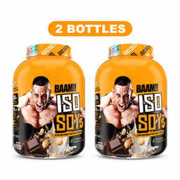 BAAM!!™ ISO-SOY Plant Protein Isolate (5lb / 2.3kg) | 30g Soy Isolate Protein • Vegan • Lactose-Free • Lab-Tested Premium Plant Protein
