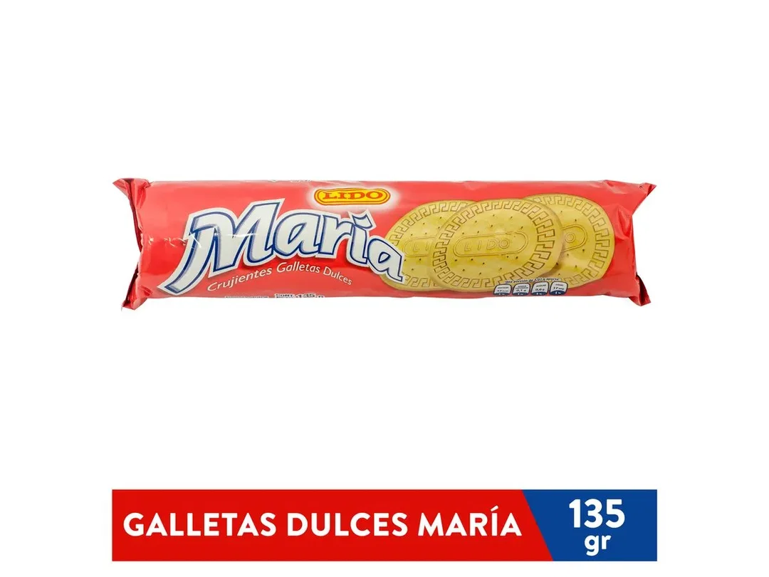 Galleta Lido Maria Tubo - 135 g
