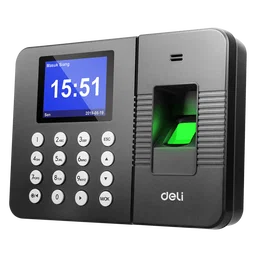 Deli E3960 Fingerprint Attendance Machine (Biometric Time Clock).