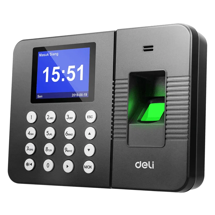 Deli E3960 Fingerprint Attendance Machine (Biometric Time Clock)._2