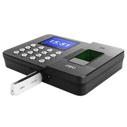 Deli E3960 Fingerprint Attendance Machine (Biometric Time Clock).