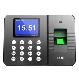 Deli E3960 Fingerprint Attendance Machine (Biometric Time Clock).