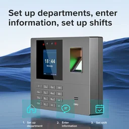 Deli ES161 Face and Fingerprint Attendance Machine.