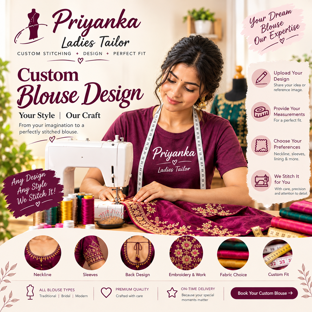 Custom Blouse Design