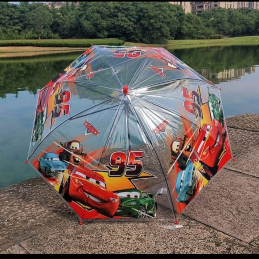 ☔ Kids Transparent Cartoon Umbrella _4