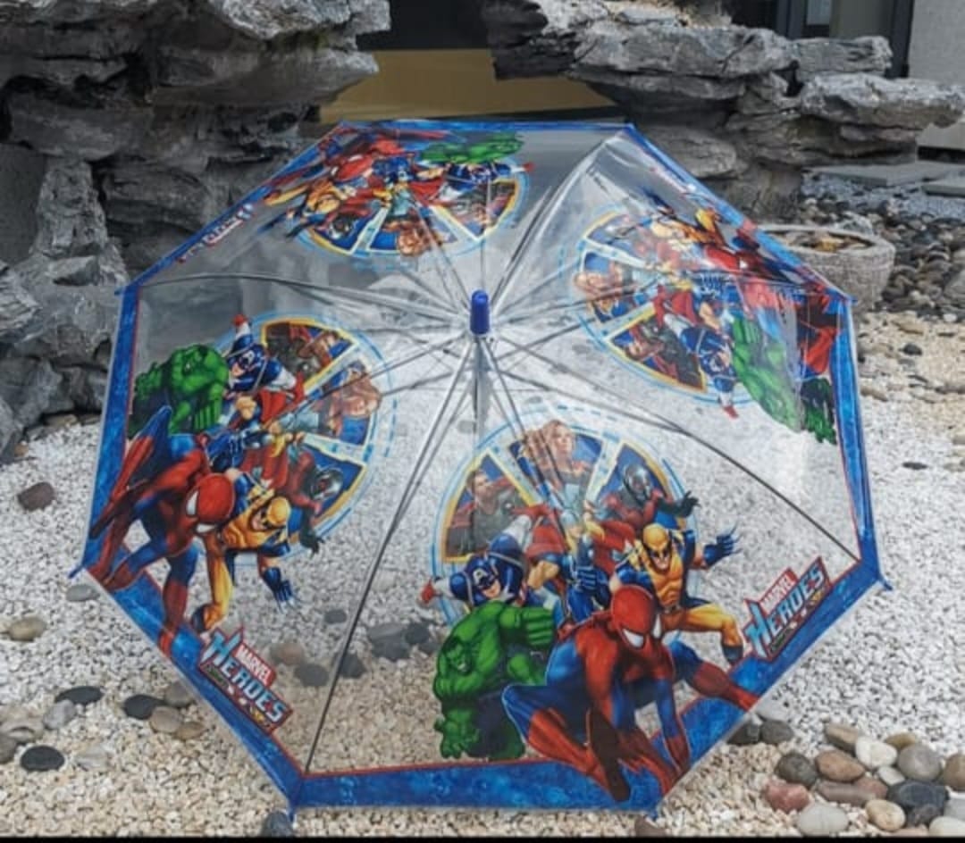 ☔ Kids Transparent Cartoon Umbrella _3