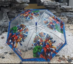 ☔ Kids Transparent Cartoon Umbrella 