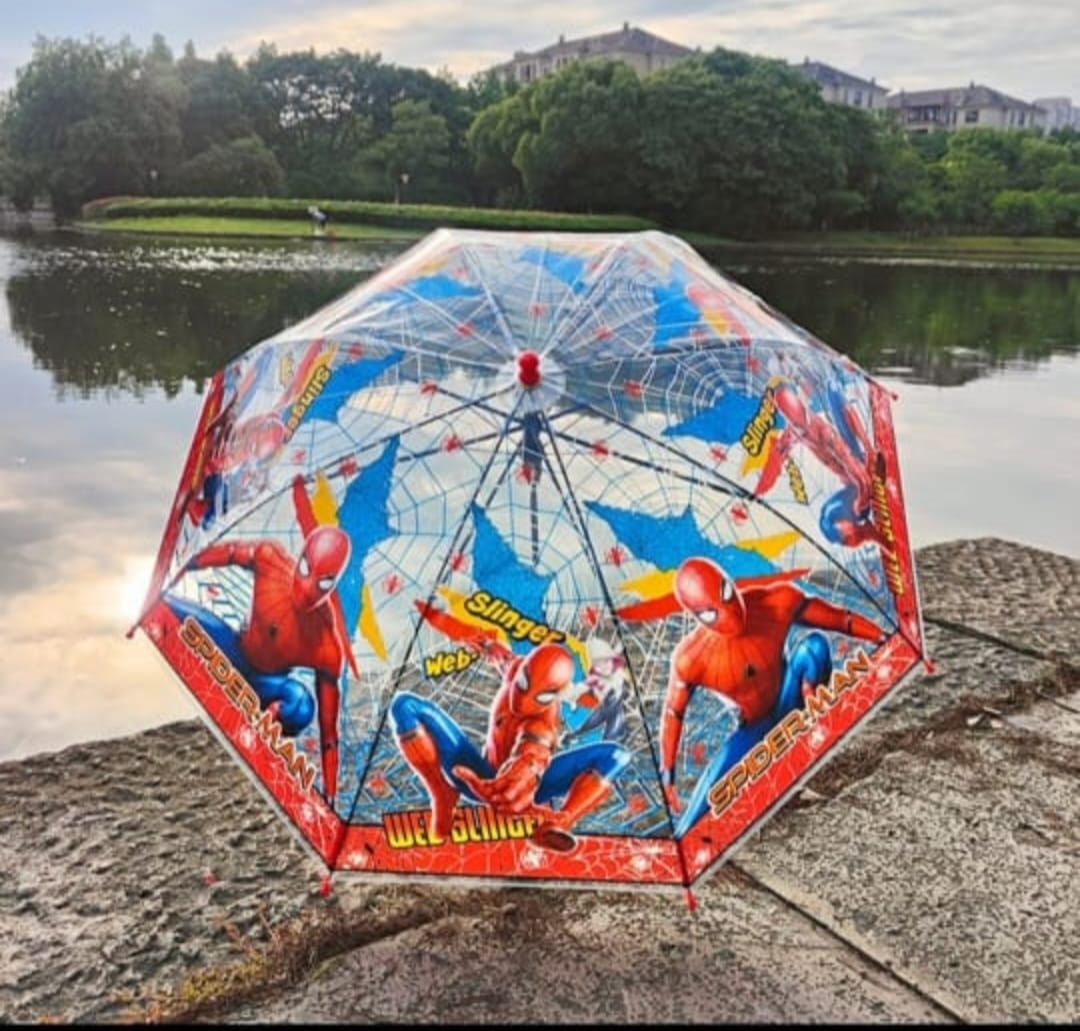 ☔ Kids Transparent Cartoon Umbrella _1