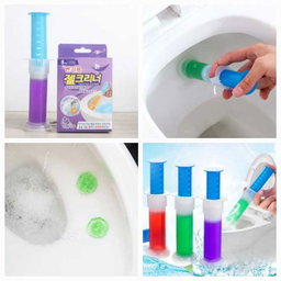 Toilet gel flowers
