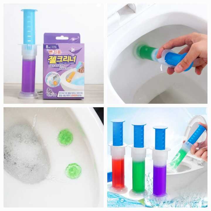 Toilet gel flowers