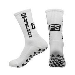 Chaussettes sportives antidérapantes pour footballeur athlètes