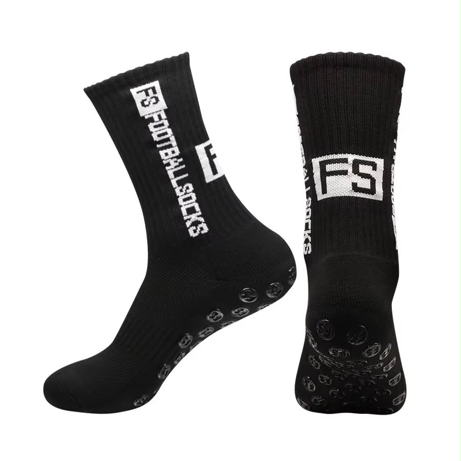 Chaussettes sportives antidérapantes pour footballeur athlètes
