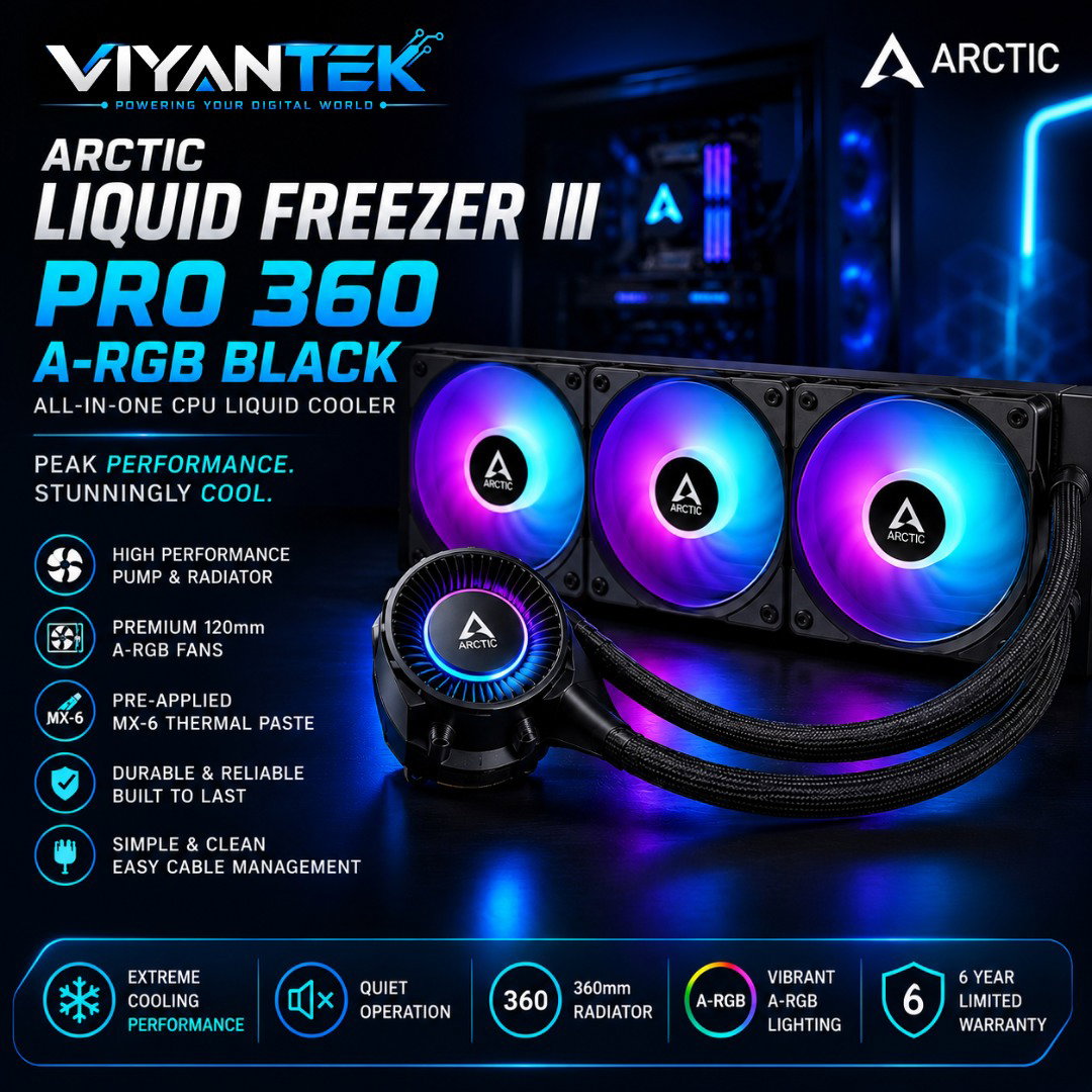 Arctic Liquid Freezer III PRO 360 Black Cooler_0