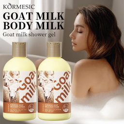 Goat milk body wash and lotion